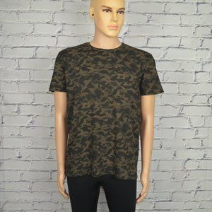 Mens All Saints Camo graphic tee t-shirt